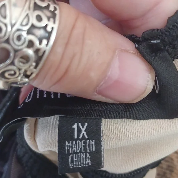 DOLLSKILL CURRENT MOOD 1X STRETCHY SOMETIMES FOREVER MINI DRESS BLACK - Picture 10 of 10